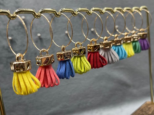 Tassel wine glass - tassel,