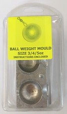 CANNON BALL WEIGHT MOULD 3oz /