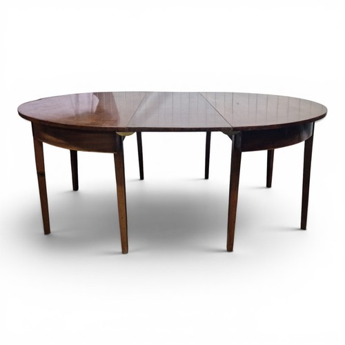 Georgian mahogany end - end, dining