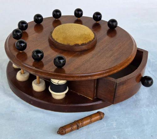 Vintage wooden tabletop cotton - vintage,