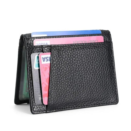 Mens real leather rfid - mens,