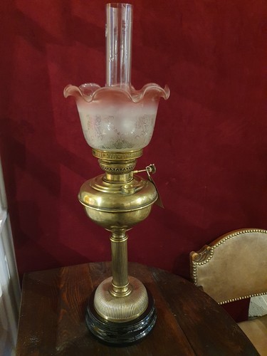 Antique veritas oil lamp - veritas,