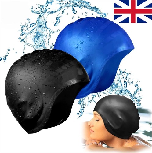 Silicone swimming cap with - silicone, ear