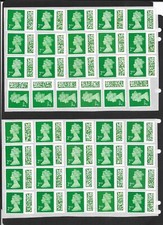 50 x 2nd Class with barcode  UNFRANKED OFF PAPER WITH FULL GUM Face Value £43.50