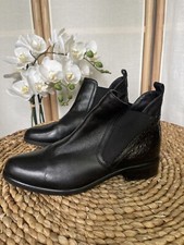 MODA in Pelle black leather boots EU 40 UK 7