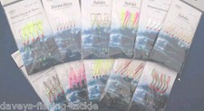 1 SABIKI RIG BOAT SEA FISHING LURE LIVE BAIT SAND EEL HERRING MACKEREL FEATHERS