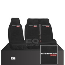 MERCEDES SPRINTER VAN FRONT SEAT COVERS WITH 'SPRINTER' EMBROIDERY (2018 ON)