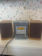 Panasonic CD Stereo System Sa-pm07 MASH CD TAPE REC FM fully Working