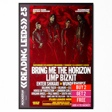 Reading Leeds Festival Line Up 2025 Festival Poster Print Musical A5-A3 For Fans