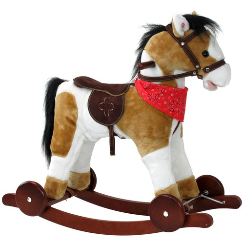 Kids rocking horse patches - horse,