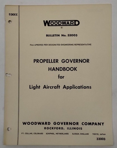 Woodward propeller governor - propeller,