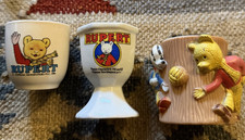 3 Vintage Rupert The Bear  Egg
