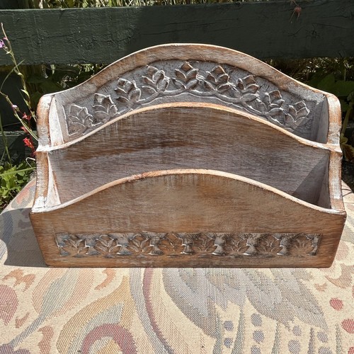 Vintage hand carved wooden - vintage,