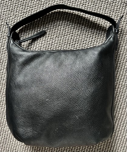 Furla black leather hobo - furla,