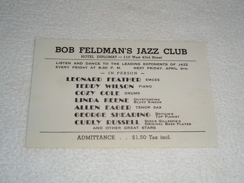 1948 bob feldman jazz - 1948,