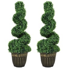 HOMCOM Set of 2 Potted