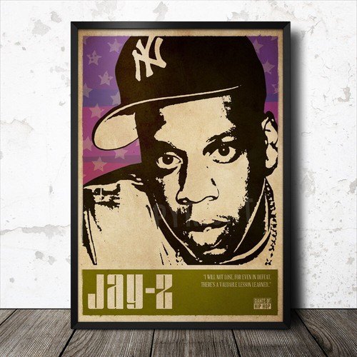 Jay hip hop art poster - hip,