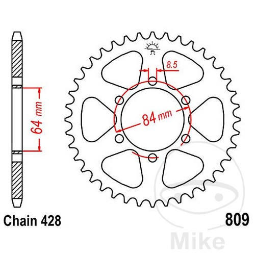 Sprockets transmission - jt,