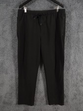 Rohan Trousers Mens W36 L31 Black Amblers Outdoor Walking Stretch Drawtsrin Logo