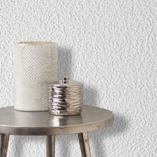 10M White Paintable Wallpaper