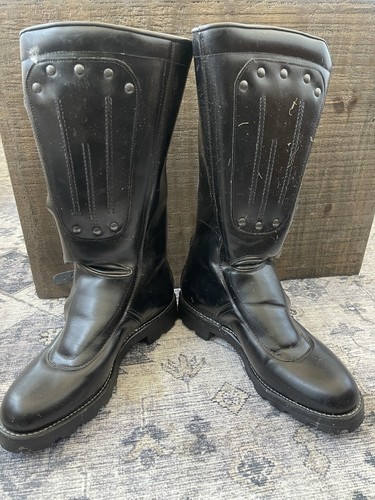 Brown black leather - brown, |