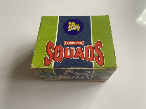 Subbuteo squads card game - card,