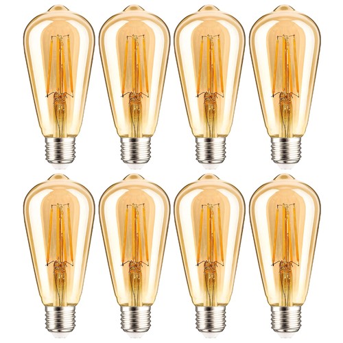 Pcs e27 screw edison bulbs - 8,