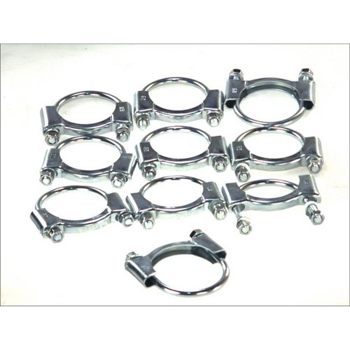Clamping piece exhaust - clamping, system