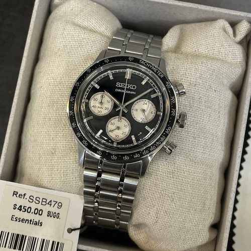 Seiko ssb479 essentials panda - essentials,