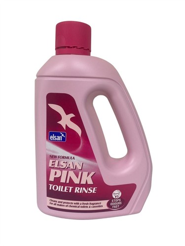 Elsan pink toilet - pink, fluid