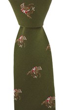 Green Luxury Woven Silk Tie