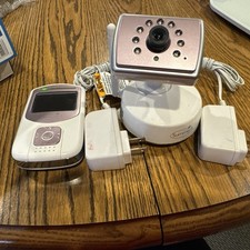 Summer Infant Handheld Baby Video Monitor Camera Pink White Two Adapters As Is