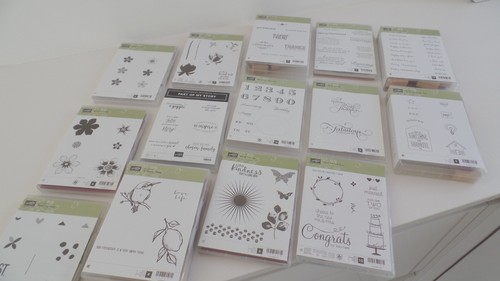 Stampin stamp sets - up,