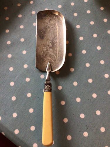 Antique silver crumb - antique, catcher