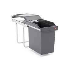 Waste collector Hailo 3650241 single box 24 liter solo trash can installation waste can