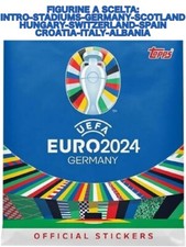 TOPPS UEFA EURO 2024 GERMANY STICKER COLLECTION FIGURINE A SCELTA UEFA1-ALB21