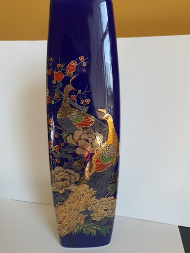 Vintage oriental flower vase - oriental,