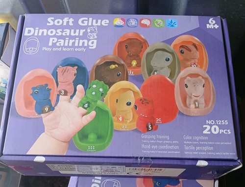 Soft glue dinosaur - soft,