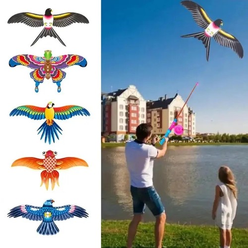 Kids cartoon eagle kite - cartoon,