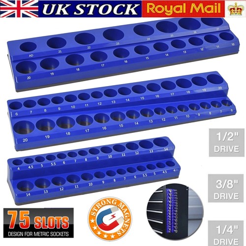3pcs magnetic socket organizer - magnetic,