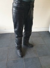 motorcycle leather trousers