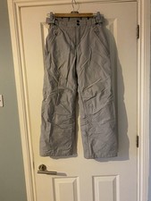 Quechua Kids Ski Trousers Grey Age 12 – Waterproof, Warm, Adjustable Waist