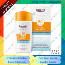 Eucerin Sun Face Hydro Protect Ultra-Light Fluid SPF 50+ All Skin Types 50ml-New