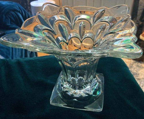 Vintage art deco bagley clear - vintage,