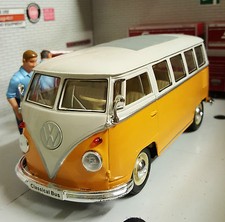 VW Bay T1 Dormobile Camper Van Campervan Welly 1:24 Scale Diecast Detailed Model