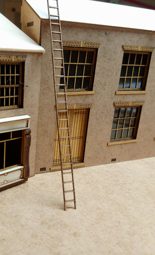 Wooden ladders 4mm - wooden, 00