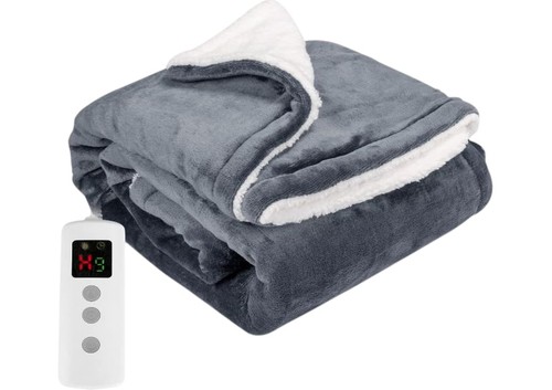 Electric heated throw - throw, blanket