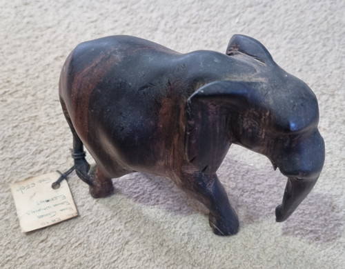 Vintage handcarved ebony male - vintage,