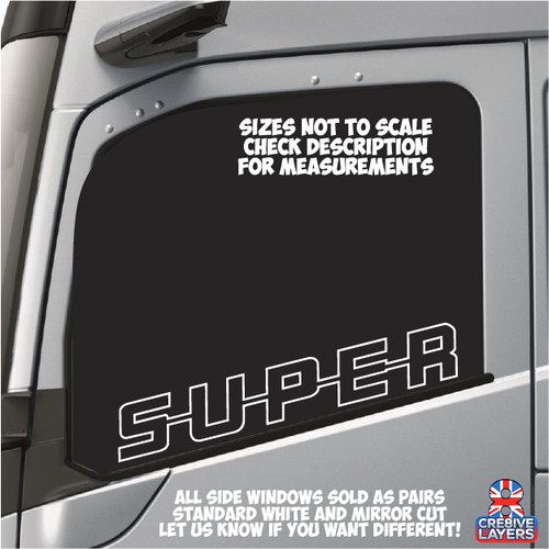 Scania super outlined side - outlined,