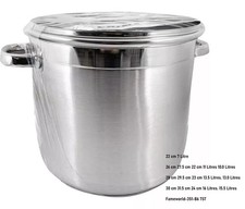 INDUCTION STAINLESS STEEL STOCK POT COOKING STEW SOUP CASSEROLE PAN STOCKPOT HOB